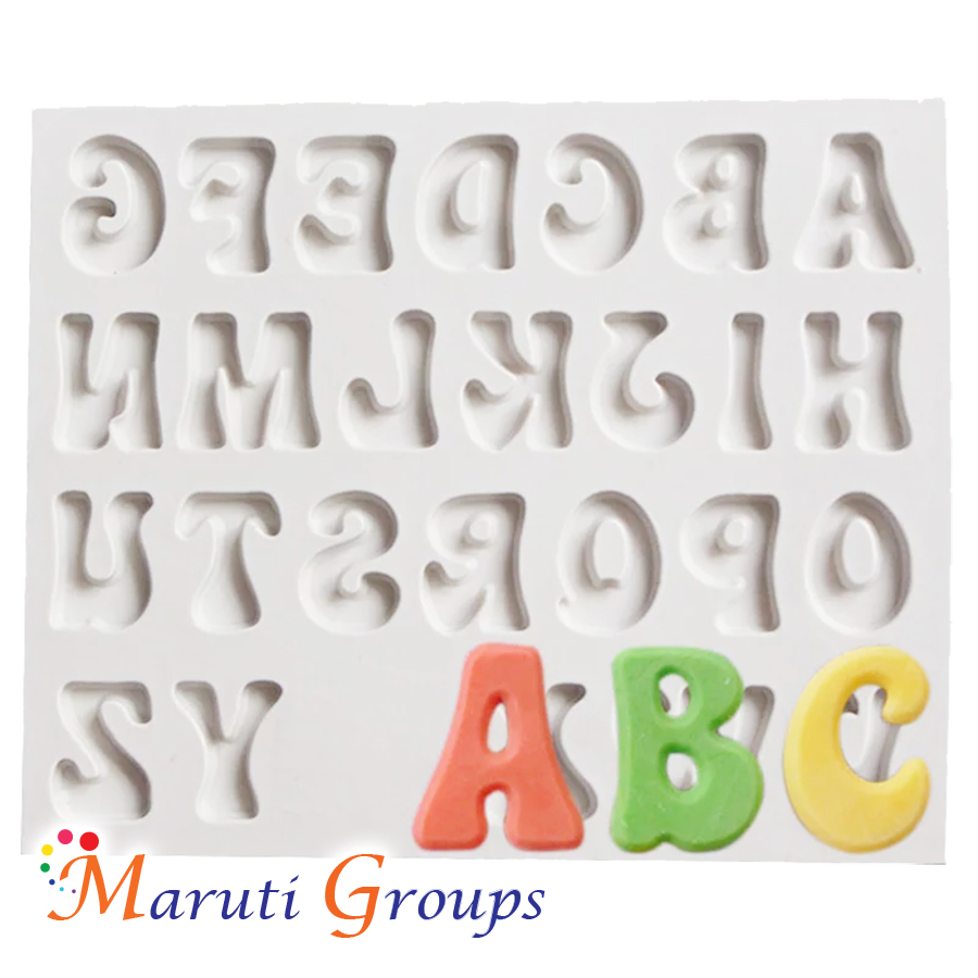 ABC Alphabet Silicone Mould